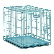 iCrate Single Door Dog Crate (Color: Blue, Size: 24" x 18" x 19")