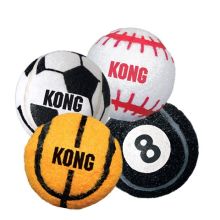 Sport Balls Dog Toy 2 pack (Color: Assorted Sports, Size: Medium)