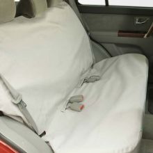 Mid to Large Bench Car Seat Protector (Color: Gray, Size: 54.50" x 55" x 0.15")