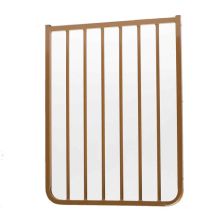 Stairway Special Outdoor Gate Extension (Color: Brown, Size: 21.75" x 1.5" x 29.5")