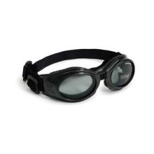 Originalz Dog Sunglasses (Color: Black / Smoke, Size: Large)