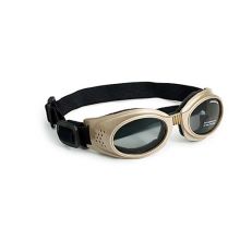Originalz Dog Sunglasses (Color: Chrome / Smoke, Size: Medium)
