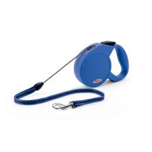 Explore Retractable Cord Leash (Color: Blue, Size: Medium (Up to 44 lbs.))