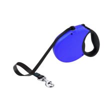 Freedom Softgrip Retractable Tape Leash 16 feet up to 110 lbs (Color: Blue)