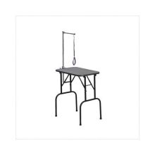 Plywood Grooming Table with Arm (Color: Black, Size: 36" x 24" x 30")