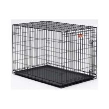 Dog Single Door i-Crate (Color: Black, Size: 42" x 28" x 30")