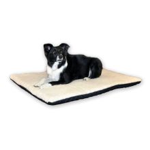 Ortho Thermo Pet Bed (Color: White / Green, Size: Large)