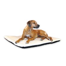 Ortho Thermo Pet Bed (Color: White / Green, Size: Extra Large)