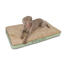 Memory Sleeper Pet Bed (Color: Sage, Size: Large)