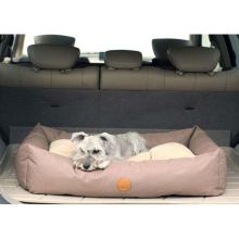 Travel / SUV Pet Bed (Color: Tan, Size: Large)