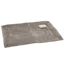 Self-Warming Crate Pad (Color: Gray, Size: Small)