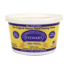 Stewart Pro-Treat Freeze Dried Chicken Liver (Size: 1.5 oz.)