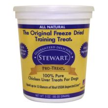 Stewart Pro-Treat Freeze Dried Chicken Liver (Size: 3 oz.)