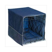 Classic Cratewear Dog Crate Cover (Color: Denim, Size: Small)