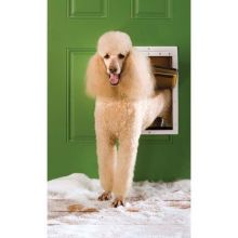 Extreme Weather Pet Door (Color: White, Size: Large)