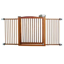 One-Touch 150 Pressure Mounted Pet Gate (Color: Autumn Matte, Size: 35" - 61" x 2" x 34.6")