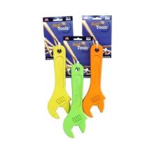 Ruff Tools Wrench Dog Toy (Color: Lime, Size: 9" x 3.5" x 1")