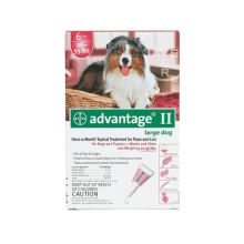 Flea Control for Dogs and Puppies 21-55 lbs (Month Supply: 6 Months, Dog Size: 21-55 lbs)