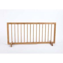 Step Over Free Standing Pet Gate (Color: Light Oak, Size: 28" - 51.75" x 20")