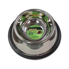 No-Tip Non-Skid Stainless Steel Bowl 16 oz (Color: , Size: 6" x 6" x 2")