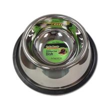 No-Tip Non-Skid Stainless Steel Bowl 16 oz (Color: , Size: 8" x 8" x 3")